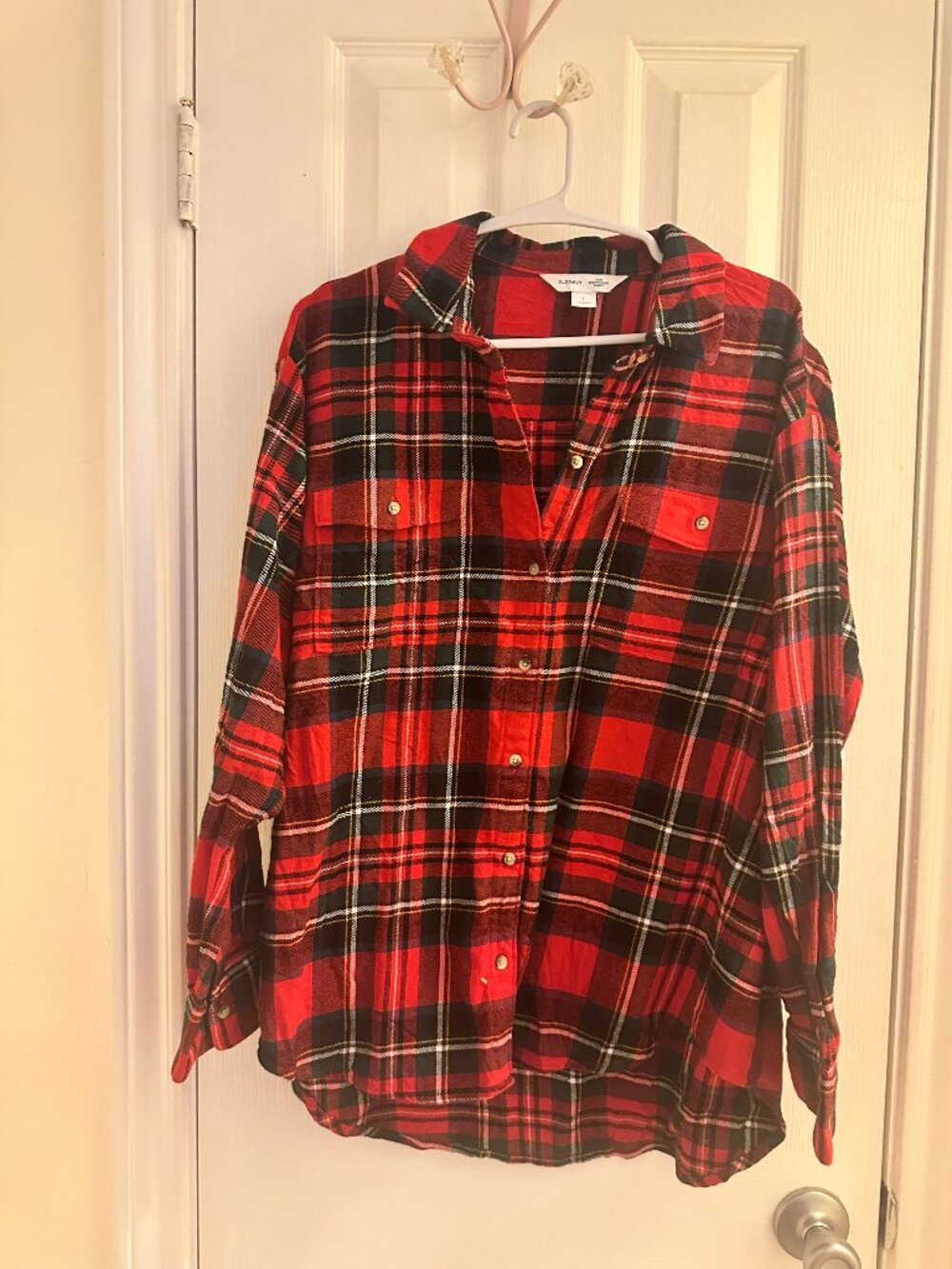 NWT Old Navy Red Flannel Shirt